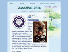 Tablet Screenshot of amazingreiki.com